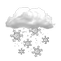 Neige dans la matinée