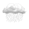 Pluie, Couvert